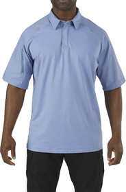 5.11 Tactical Short Sleeve Rapid Performance Polo in Blue